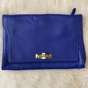 VC Signature Leather Clutch